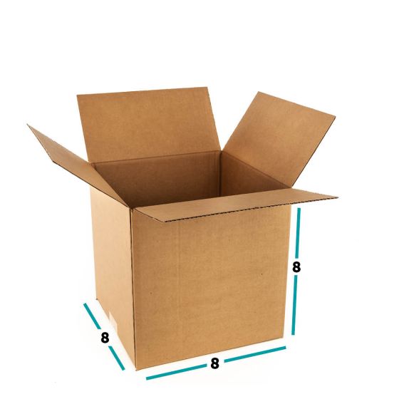 Carton 8" Cube  20x20x20 cm  8x8x8"