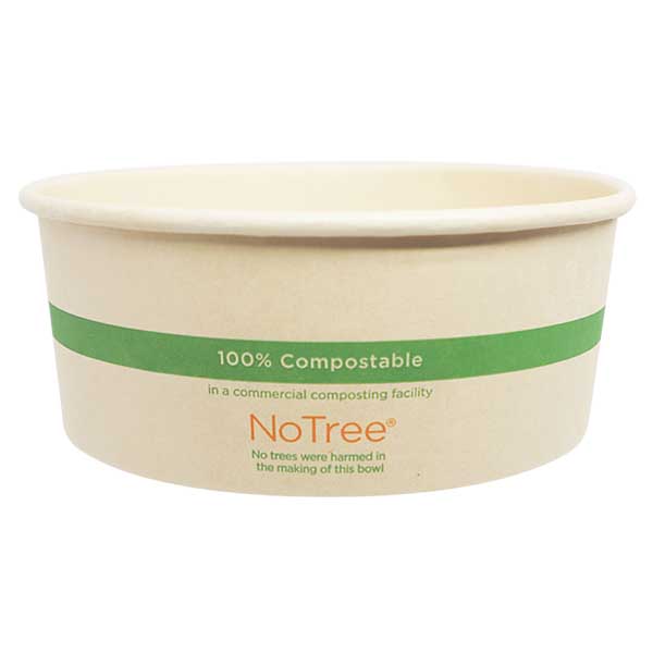 24oz NoTree Paper Bowl Wide (300st/doos)