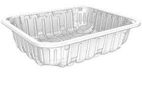 RPET schalen Transparant 232x146x38mm / 12-38 (264st/pak)