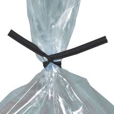 Plastic Twist Ties: 7"x5/32" Black (2000 stuks/doos)