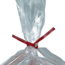 Plastic Twist Ties: 7"x5/32" Red (2000 stuks/doos)