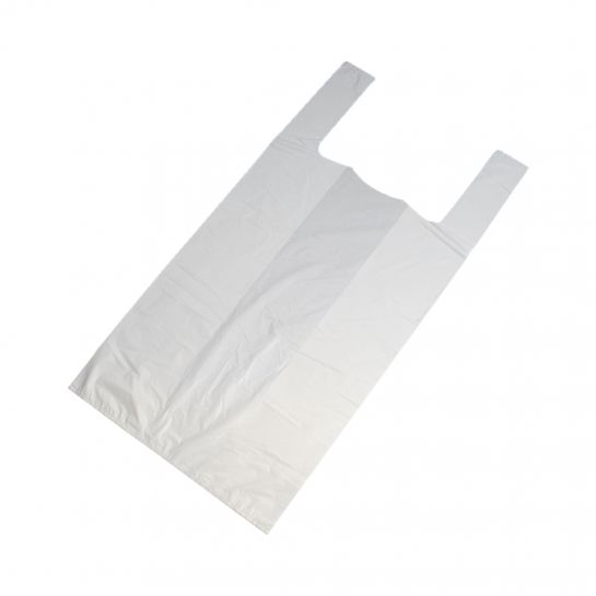 Groenten/Fruit Hdpe knoopzak transparant / gemakzak op rol  (20 rollen a 200 zakken/doos)