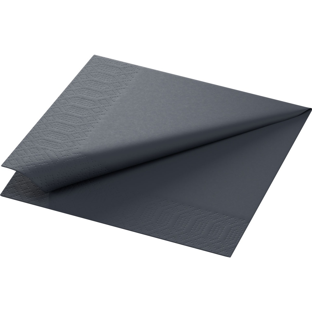 Napkins 2-ply Black 33x33cm 2-ply 16x125 (2000)st/ds