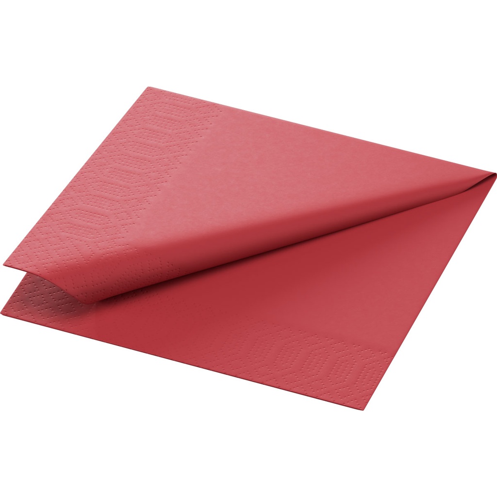 Napkins 2-Ply Cocktail Bordeaux 24x24cm 8x300 st/ds