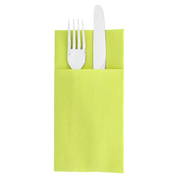 Napkins Airlaid "Kangaroo" 1/8-fold Kiwi 40x40cm..(14x50pcs/cs)