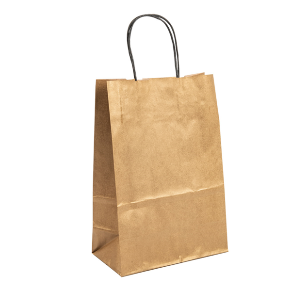 SOS Bags Gold Kraft 80GSM 20+10x29cm (250st/doos)