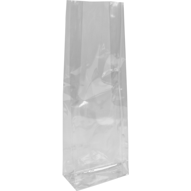 OPP blokbodemzak 100/25+25x280mm 40my (1000st/doos)