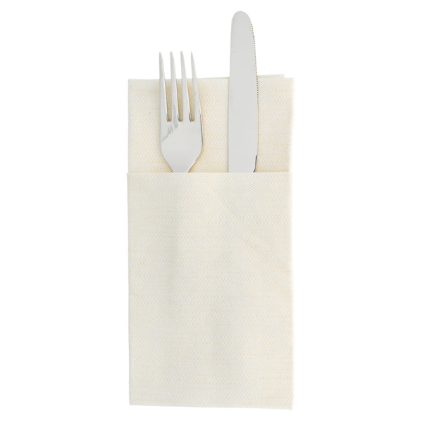 Napkin "Like Linen" Kangaroo 40x40cm 70GSM Ivory Cream (14x50st/doos)