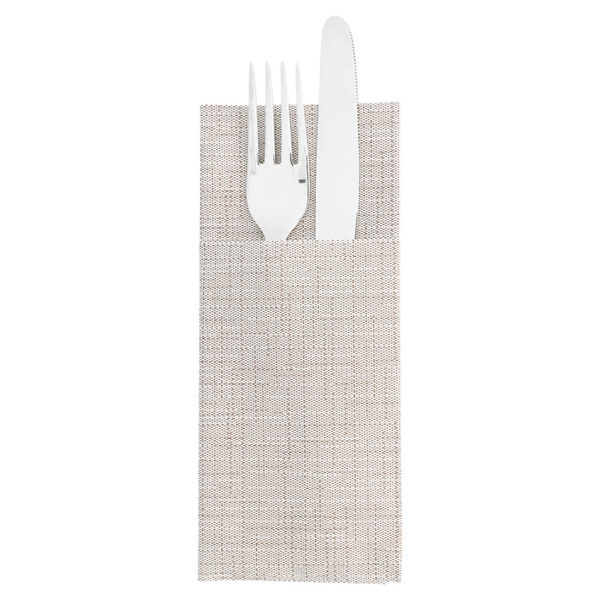 Napkins Airlaid Kangurito -Dry Cotton Print-Chocolate (small) 33x40cm (14x50st/doos)