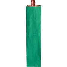 Fleszakken Blokbodem Groen 10x8x41cm 250st/cs