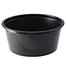 Portion cup 3.25oz. Black 20x125st
