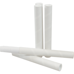 Brievenbuskoker a4 wit 24x3cm + dop  100 st/ds