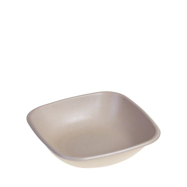 Bagasse/Suikerriet Bowl 500ml 17x17x4cm Bio-Laminated (500st/doos)