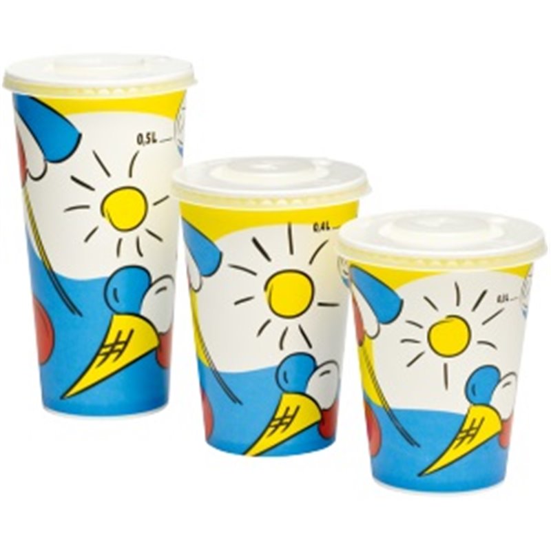 Milkshake beker "Sunny" 16oz (20x50st/doos)