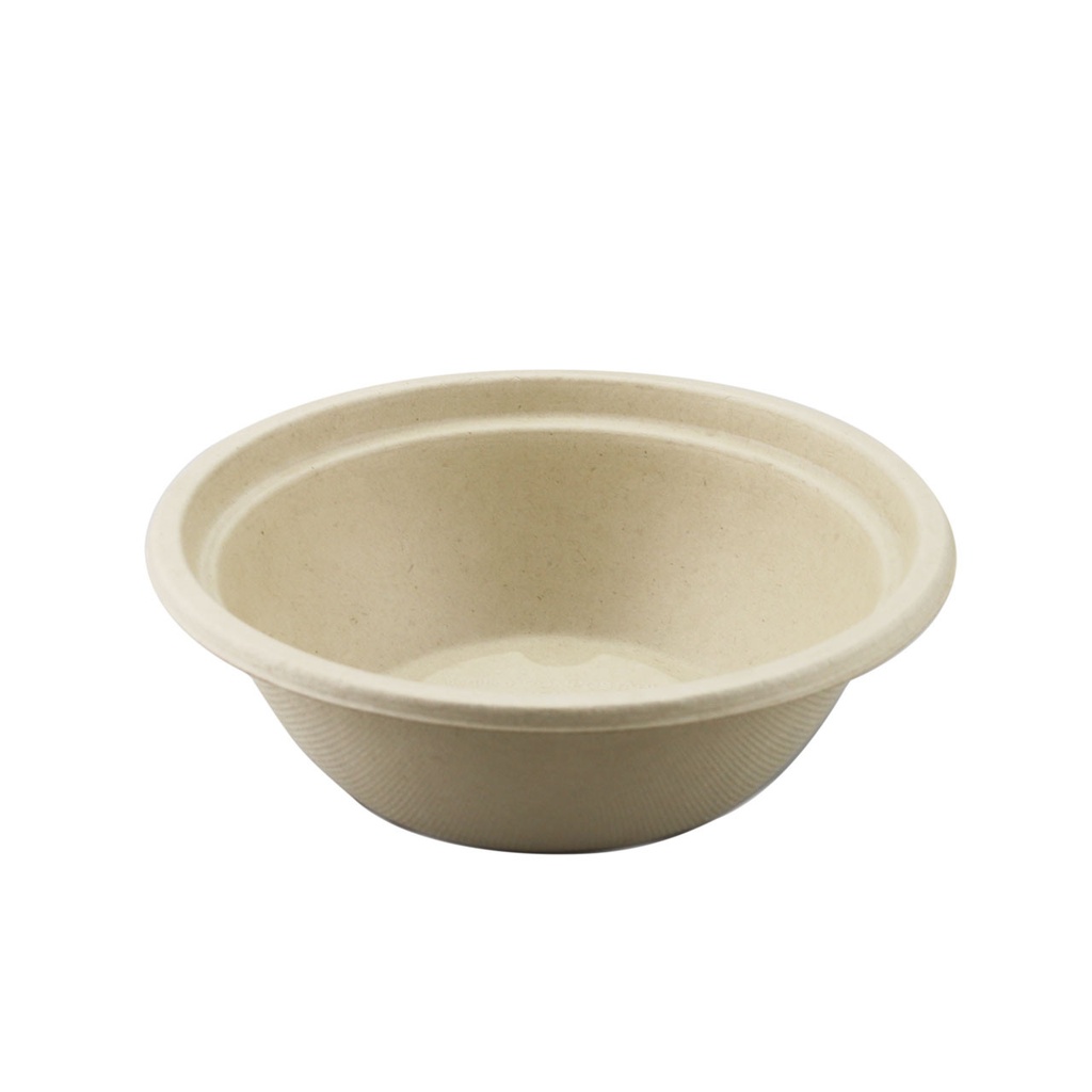 100% compostable Bagasse Bowl (BOSCU24) 24oz. (500pcs/cs)