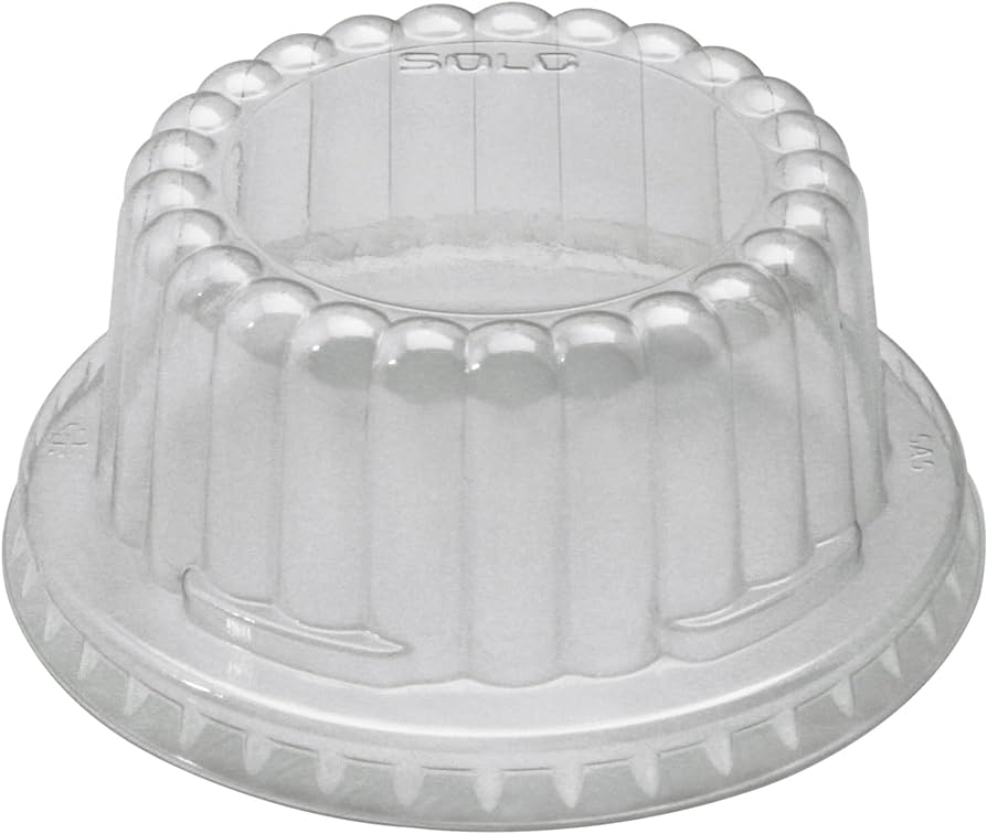 Dome lid for food container (Clear PET) 1000st/doos marka SOLO