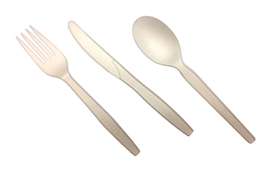 Heavy PSM Fork / Vork NatCorn Compostable (1000pcs/case) #PSM-NCFK