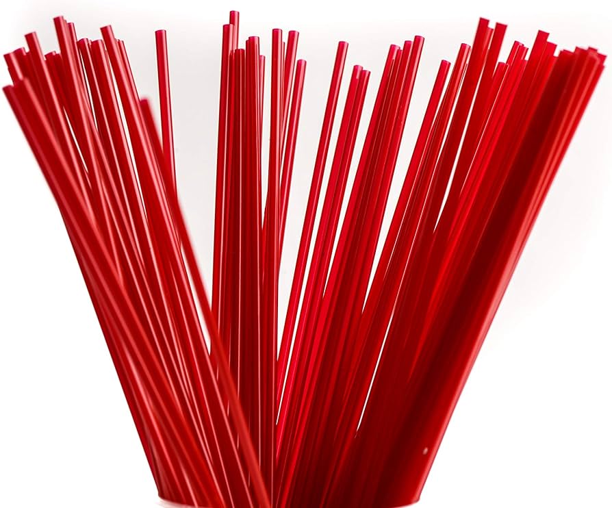 Plastic Bar/Cocktail Stirrers 5" Red (of black) 10x1000st/omdoos