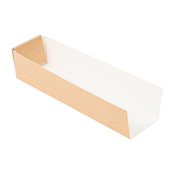 Hot Dog tray Server "The Pack" 4,7x18,2x4cm Natural Kraft (200st/pak)
