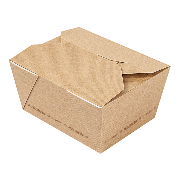 Rectangular Boxes The Pack 220 11,3x9x6,3cm Natural Kraft (50st/pak)