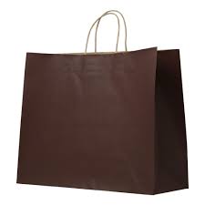 Shopping Bag Jaguar Chocolate Brown 16x6x13" - 250st/doos
