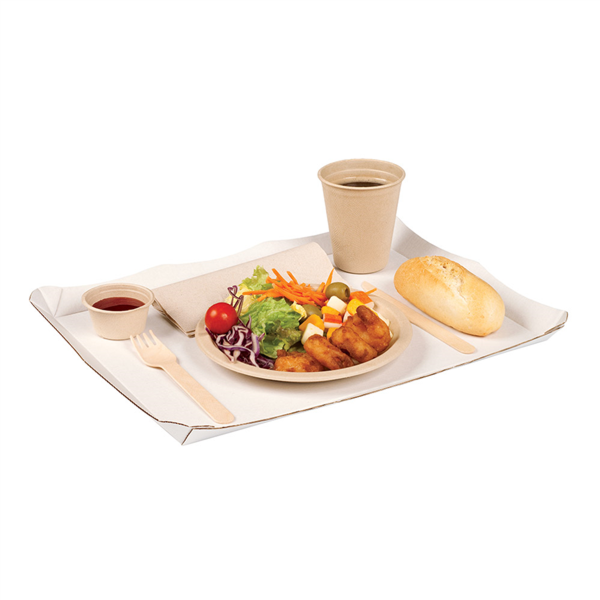 Self-Service Tray White (25pcs/pack)
