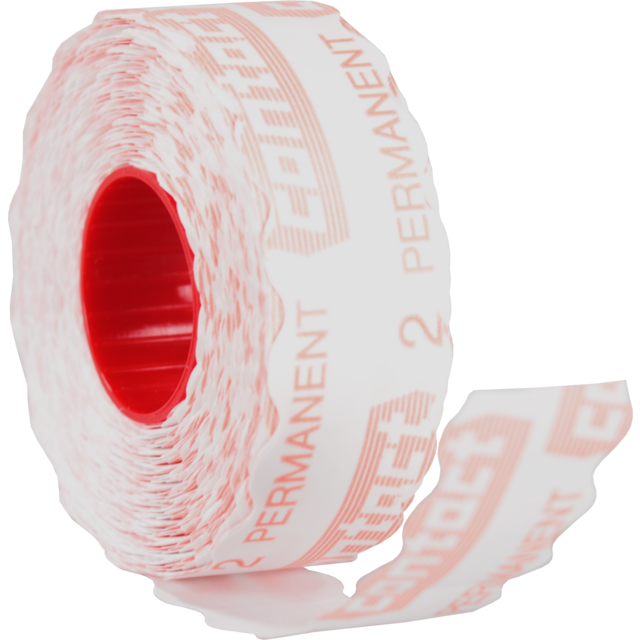 Prijs etiketten voor Contact Air 6.22 prijstang 518128 (24 rol/doos)