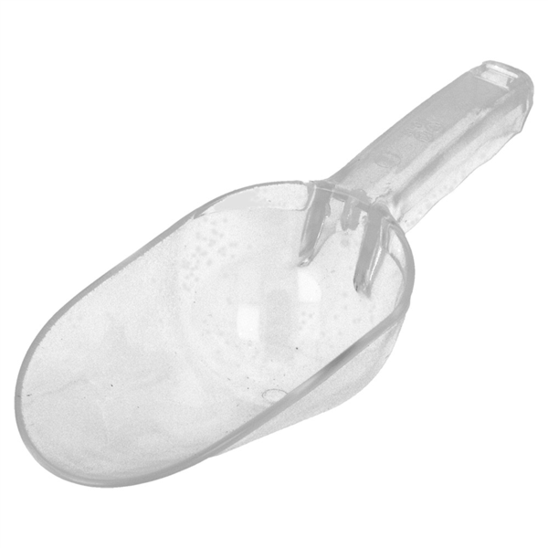 Ice Scoop 180ml 6,1x25x5,4cm Clear Polycarbonate (per stuk)