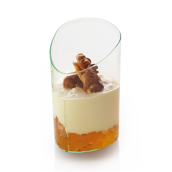 Reusable Cylindrical Containers for Appetisers 4,7x4,7x8,1cm Sea Green PS (12st/pak)