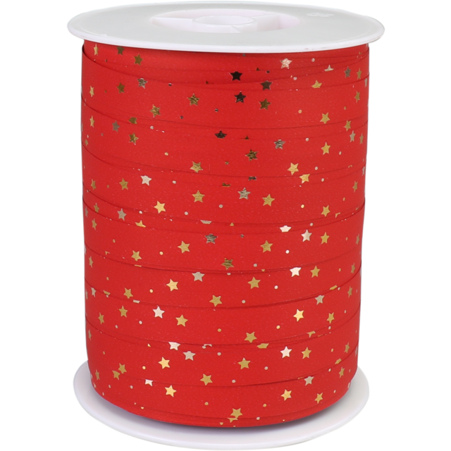 Krullint Celeste 10mm x 250mtr Rood (per stuk)