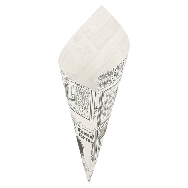 Paper Cones "Times" White greaseproof (250st/pak)