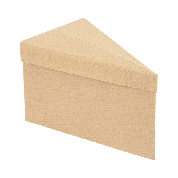 Triangular Cake Boxes The Pack 14,4x8,5x9cm Kraft (100st/pak)