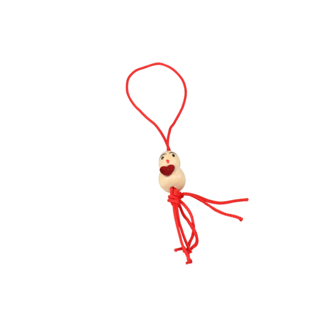 Geluks poppetje met hartje (100st/doos)