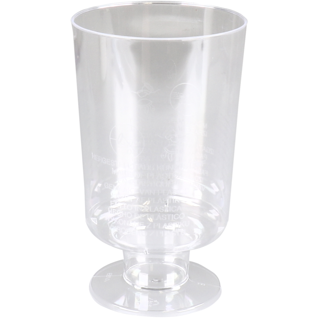 Wijnglas op voet glashelder 150ml (12st/pak)