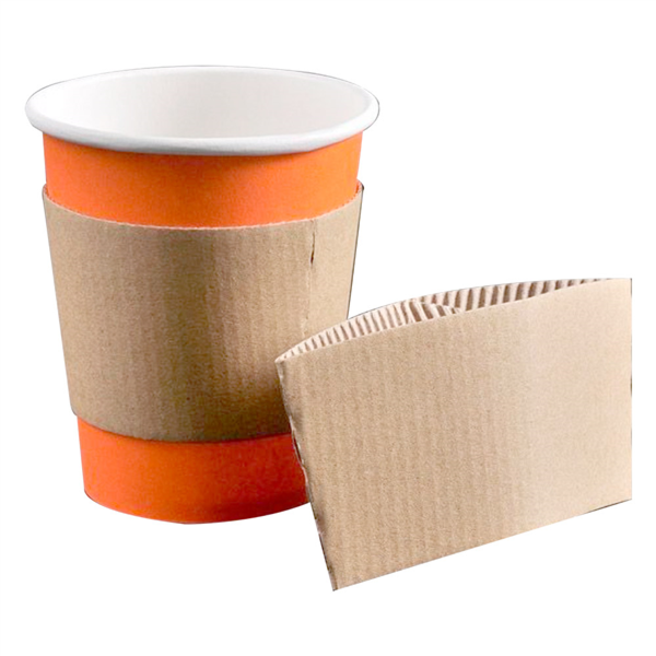 Jacket/Sleeve for 8oz coffee cups Kraft (100st/pak)