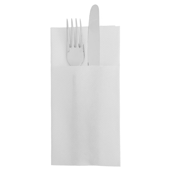 Kangaroo Napkins 'Ecolabel - Double Point' 39x40cm White Tissue (50st/pak)