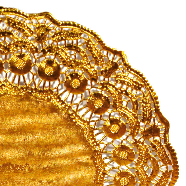 doilies rond  30,5cm Gold Metallic (100st/pak)