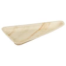 Palmblad bord triangle 24,5x15x1,8cm (25st/pak)