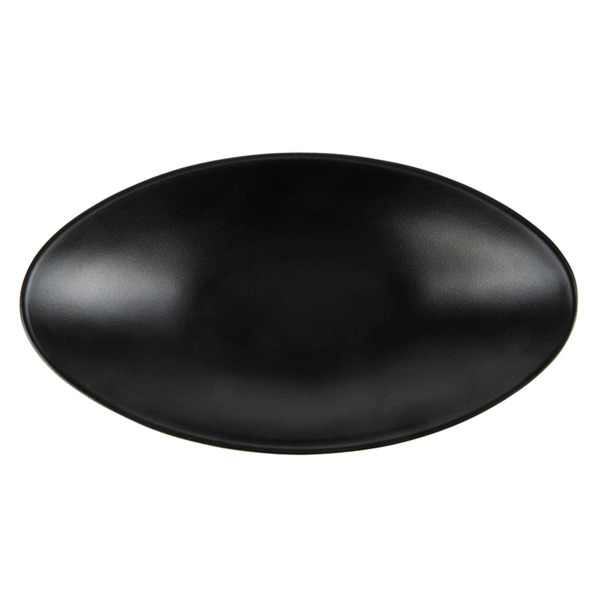 Oval Bowls "Asami Ware" 18,2x10,1x3cm Black Melamine (per stuk)