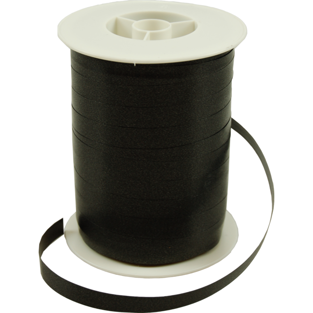 Krullint Poly Zwart 10mm - 250mtr (per spoel)