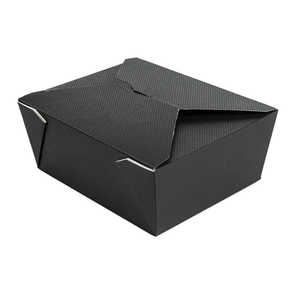 Rectangular boxes The Pack 1350ml 15,2x12,1x6,5cm Black (50st/pak)