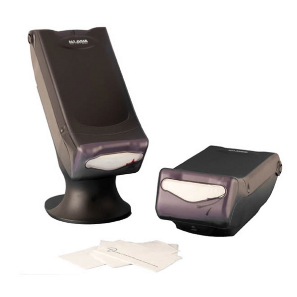 Dispenser with stand for 600 napkins 44x20,3x33cm Black ABS (per stuk)