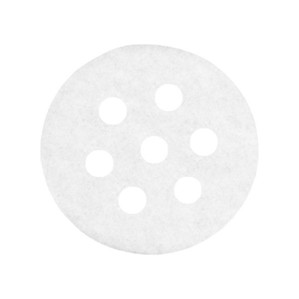 Dim-Sum perforated liners for #165.61 Diam. 6,5cm White Greaseproof Parch (250st/pak)