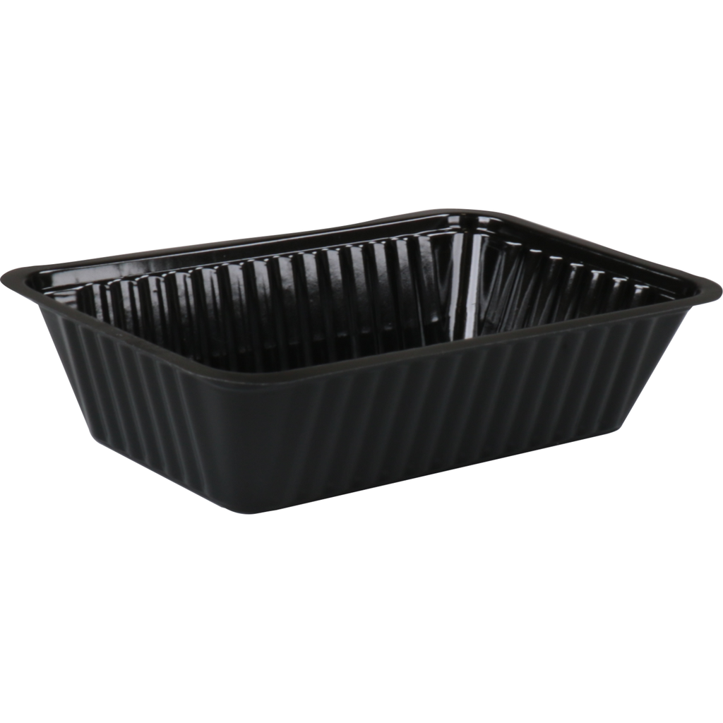 Fritesbakjes A9 zwart 145x95x36mm (250st/pak)