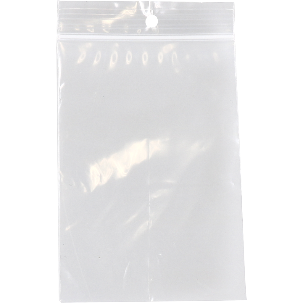 Sluitgrip/ziplock zakjes 4x4cm - 50my (100st/doos)