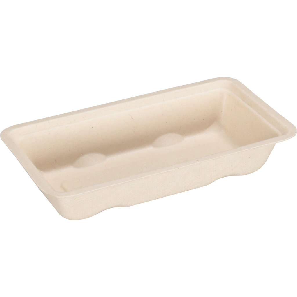 Snackbakje A5 Bagasse (50st/krimp)