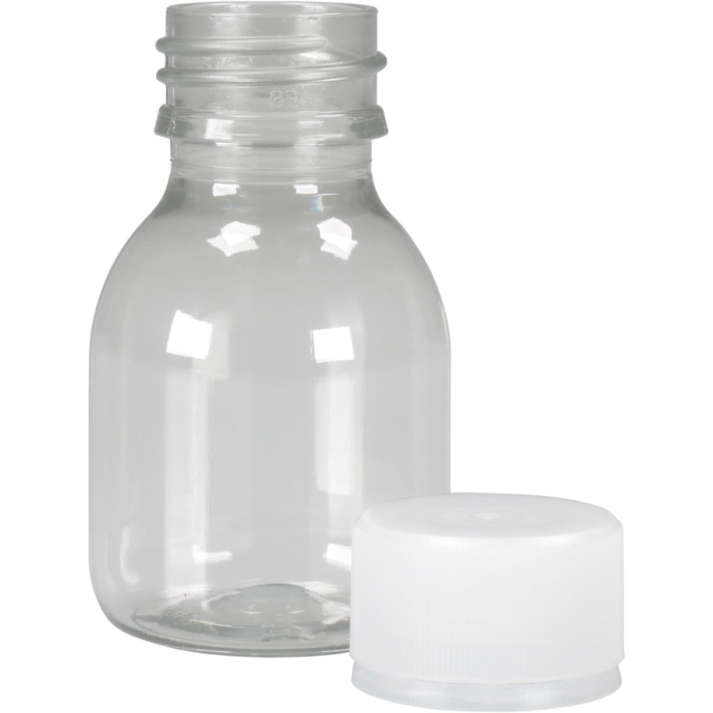 PET fles 60ml met dop (36st/doos)