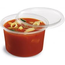 Ronde Clear Cups PP 500ml Tusipack (50st/pak) : Use with Lid #W2/017C