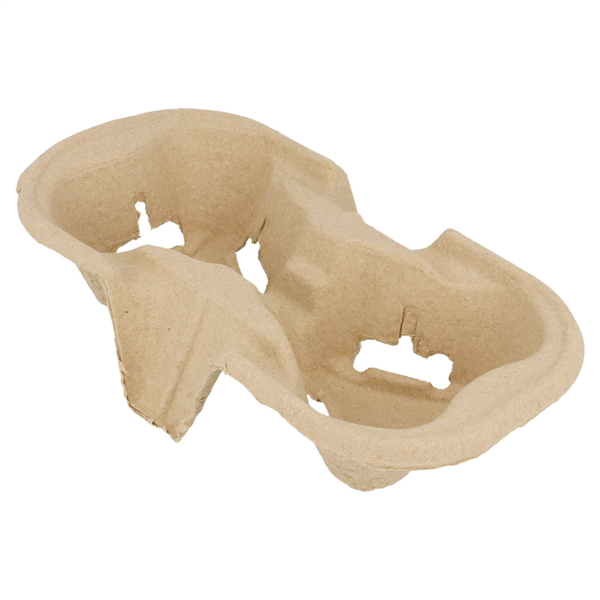 Cup Carrier 2 cups Natural Cardboard (100st/pak)