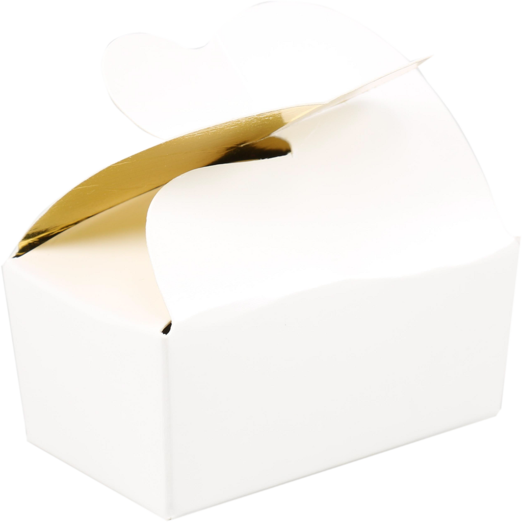 Vlinder Ballotin Wit 2-bonbon (per stuk)